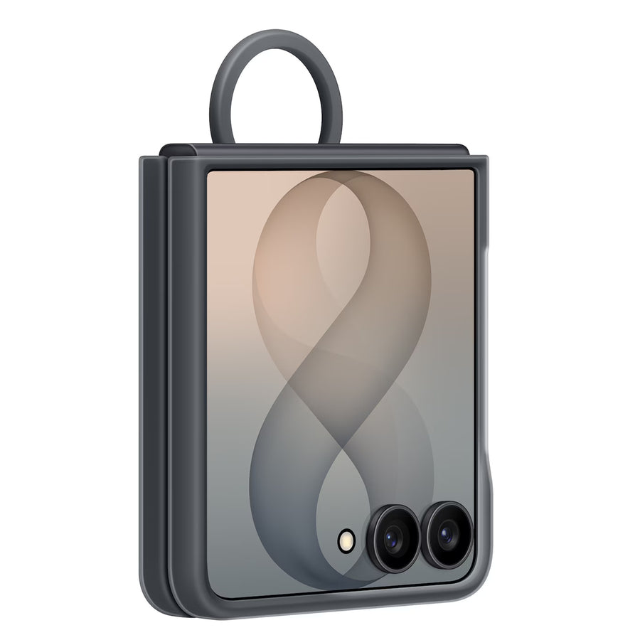 Samsung   Galaxy Z Flip8 (2026) Silicone Ring Magnet Case - Graphite
