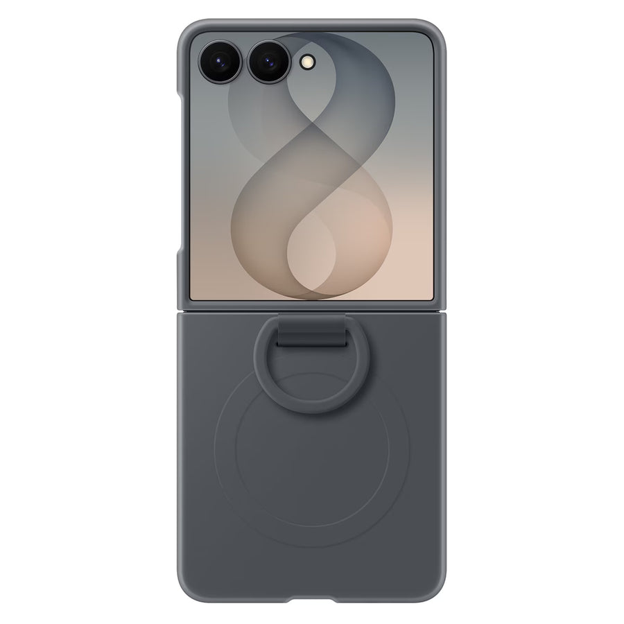 Samsung   Galaxy Z Flip8 (2026) Silicone Ring Magnet Case - Graphite