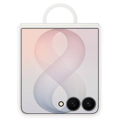 Samsung Galaxy Z Flip8 (2026) Silicone Ring Magnet Case - Cream