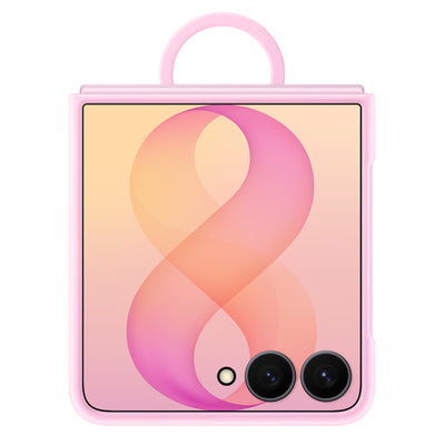 Samsung   Galaxy Z Flip8 (2026) Silicone Ring Magnet Case - Pink