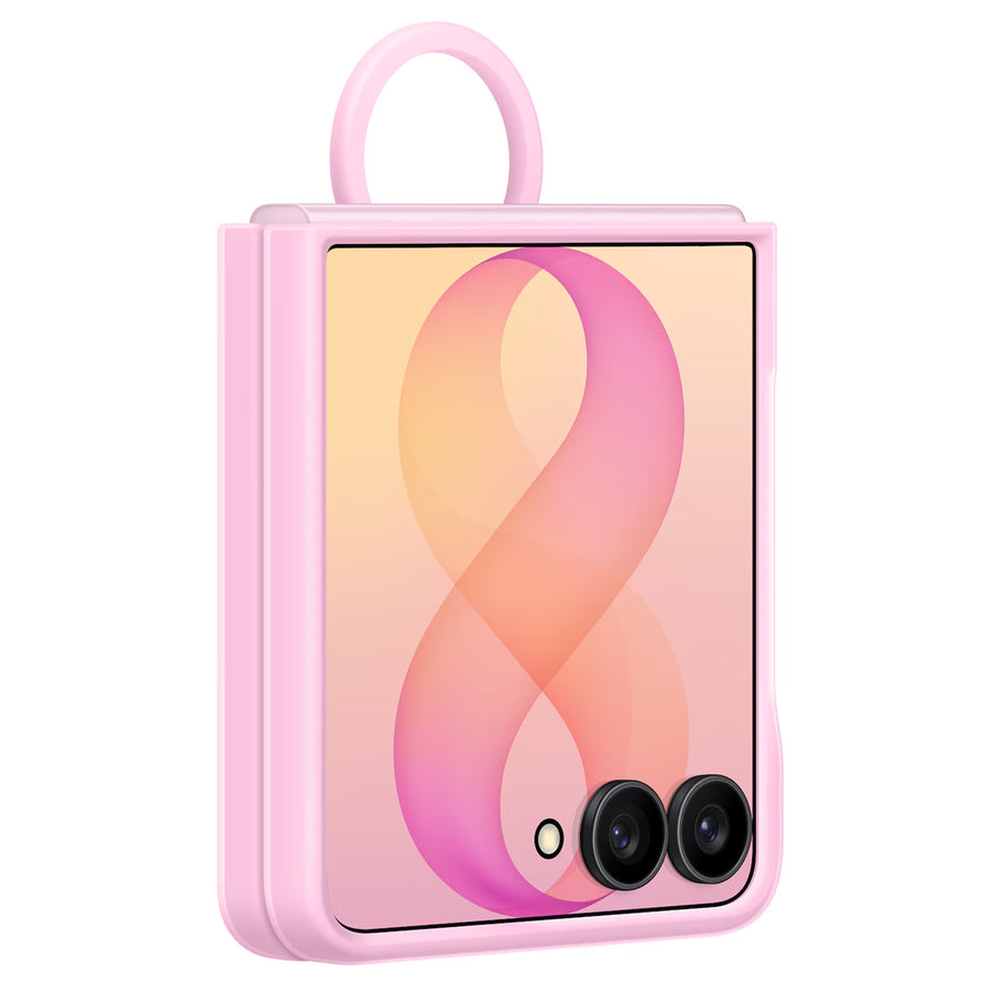 Samsung   Galaxy Z Flip8 (2026) Silicone Ring Magnet Case - Pink