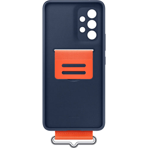 Samsung Galaxy A53 5G (2022) Silicone Cover with Strap - Navy