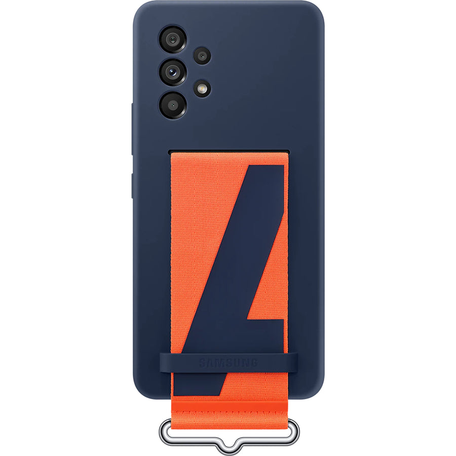 Samsung Galaxy A53 5G (2022) Silicone Cover with Strap - Navy