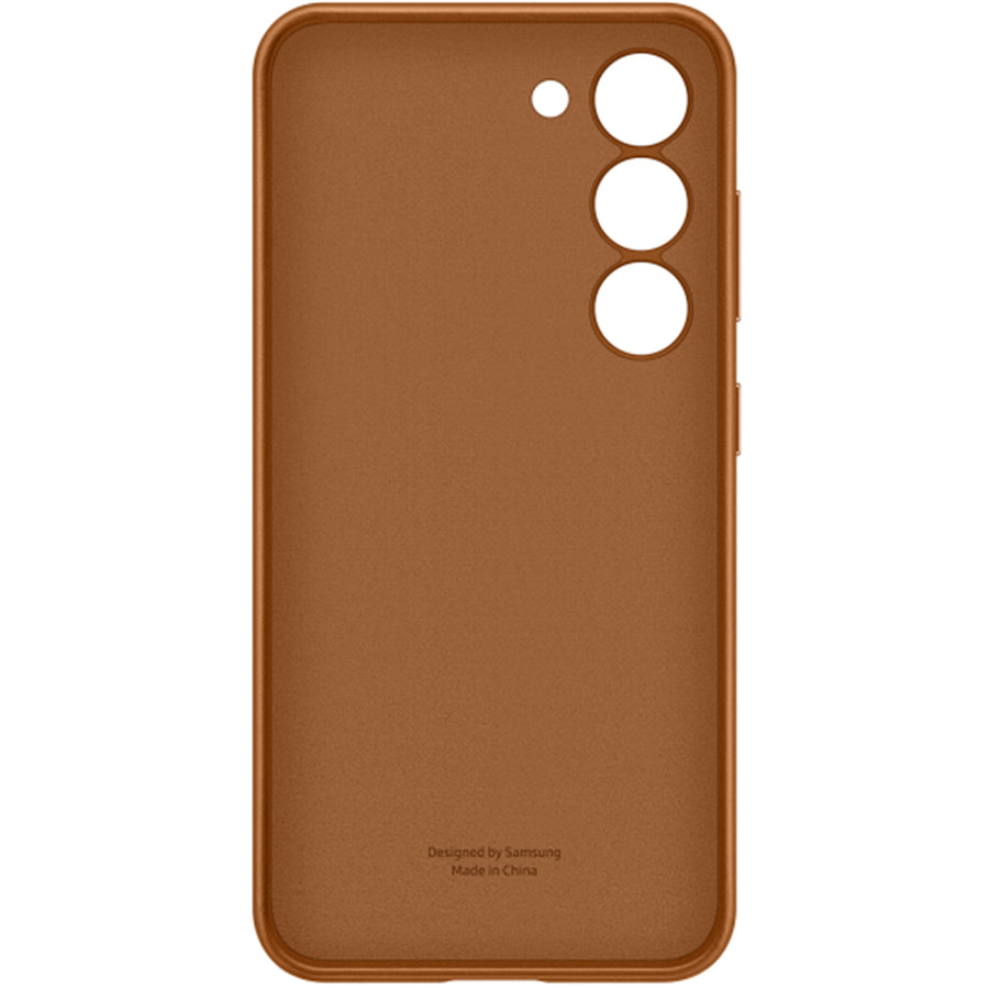 Samsung Galaxy S23 5G Leather Case - Camel