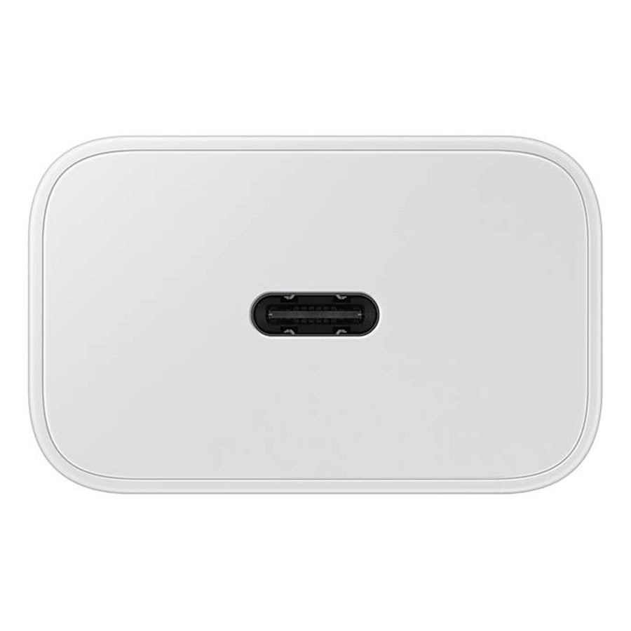 Samsung 25W USB-C PD Fast Charging GaN Wall Charger - White, Super Fast Charge Galaxy S25/S24, Fold6, Flip6, S23, S22, Galaxy A Series, Support iPhone PD Fast Charging