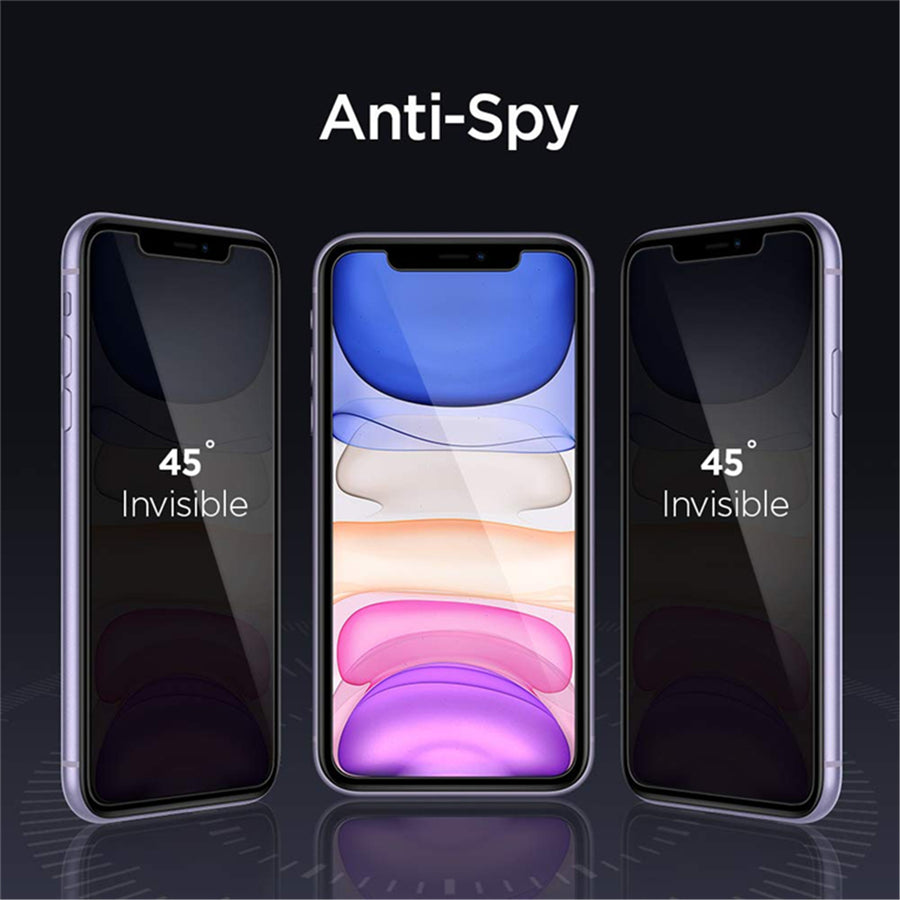 Spigen iPhone 11 / XR (6.1")   Premium Privacy Tempered Glass Screen Protector