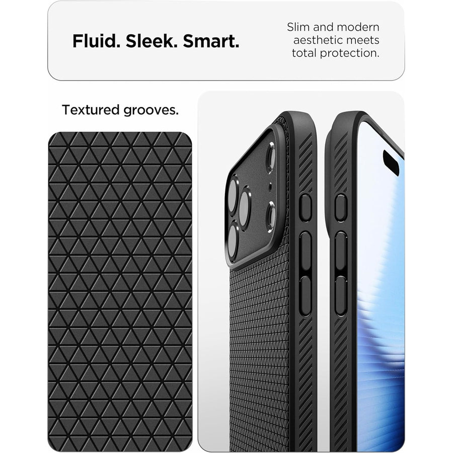 Spigen iPhone 17 Pro Max (6.9") Liquid Air  Case - Matte Black