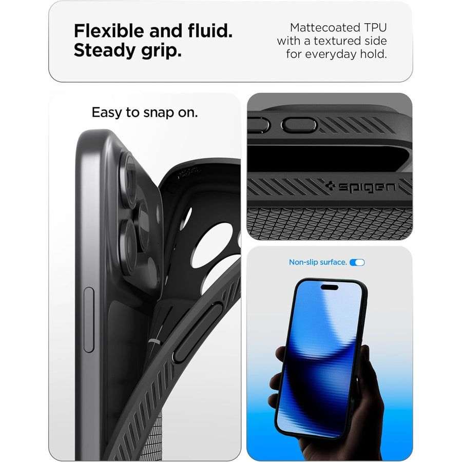 Spigen iPhone 17 Pro Max (6.9") Liquid Air  Case - Matte Black