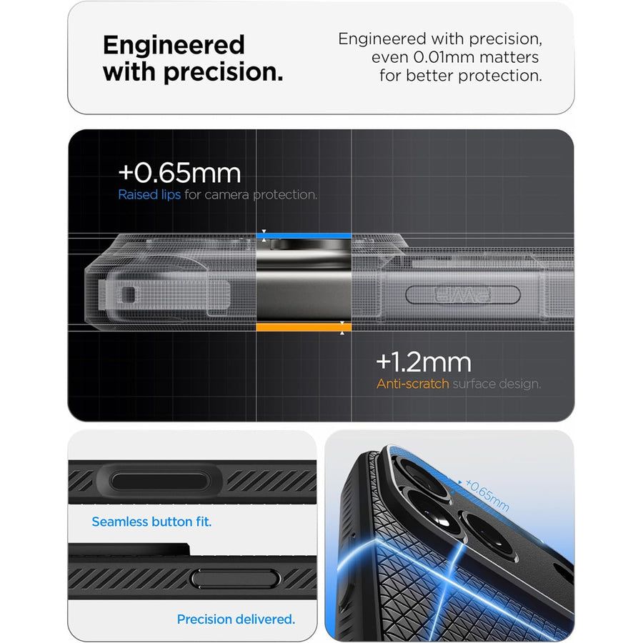 Spigen iPhone 17 Pro Max (6.9") Liquid Air  Case - Matte Black