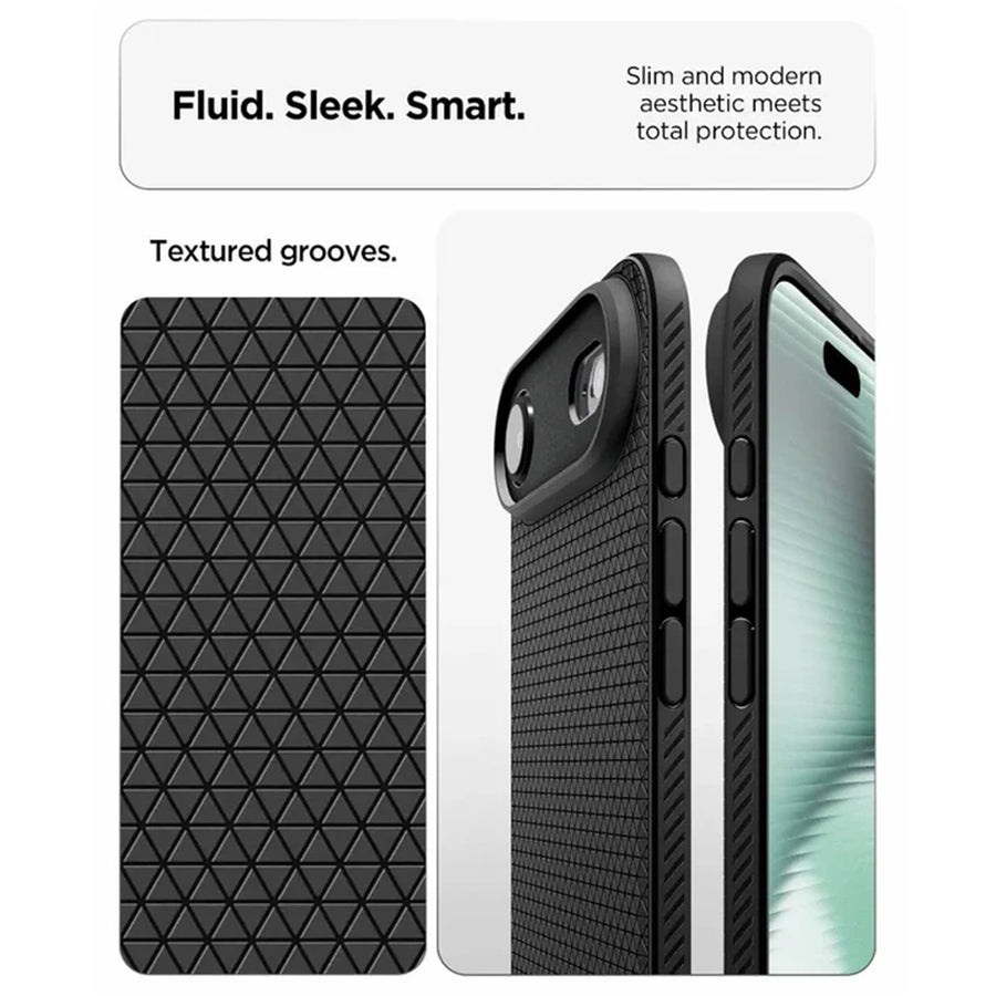 Spigen iPhone Air (6.5") Liquid Air  Case - Matte Black
