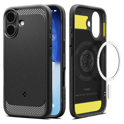 Spigen iPhone 17 (6.3") Rugged Armor  MagFit Case - Black