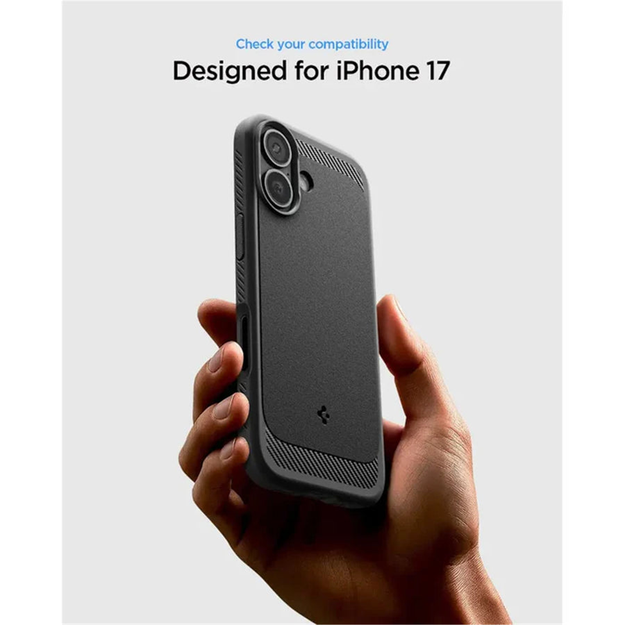 Spigen iPhone 17 (6.3") Rugged Armor  MagFit Case - Black