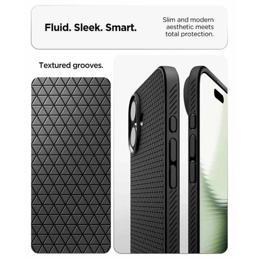 Spigen iPhone 17 (6.3") Liquid Air  Case - Matte Black