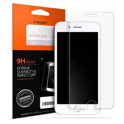 Spigen iPhone SE (3rd / 2nd Gen) / 8 / 7   Premium Tempered Glass Screen Protector