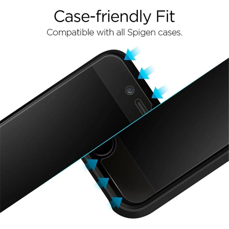 Spigen iPhone SE (3rd / 2nd Gen) / 8 / 7   Premium Tempered Glass Screen Protector