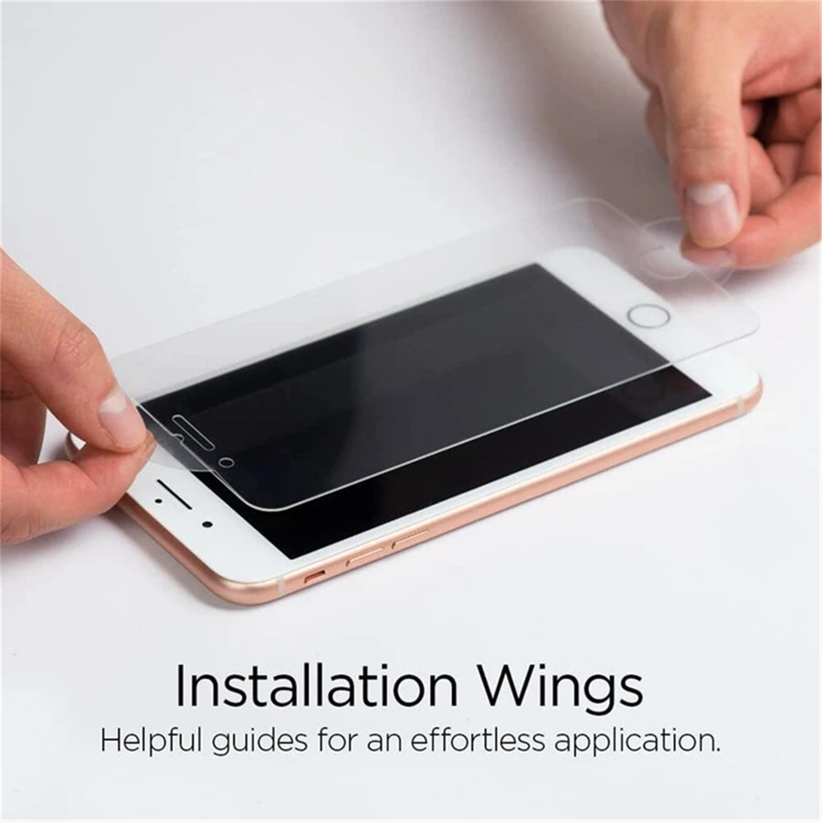 Spigen iPhone SE (3rd / 2nd Gen) / 8 / 7   Premium Tempered Glass Screen Protector