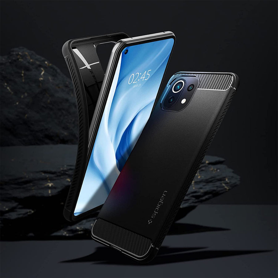 Spigen Xiaomi Mi 11 Lite 5G Rugged Armor  Case - Black