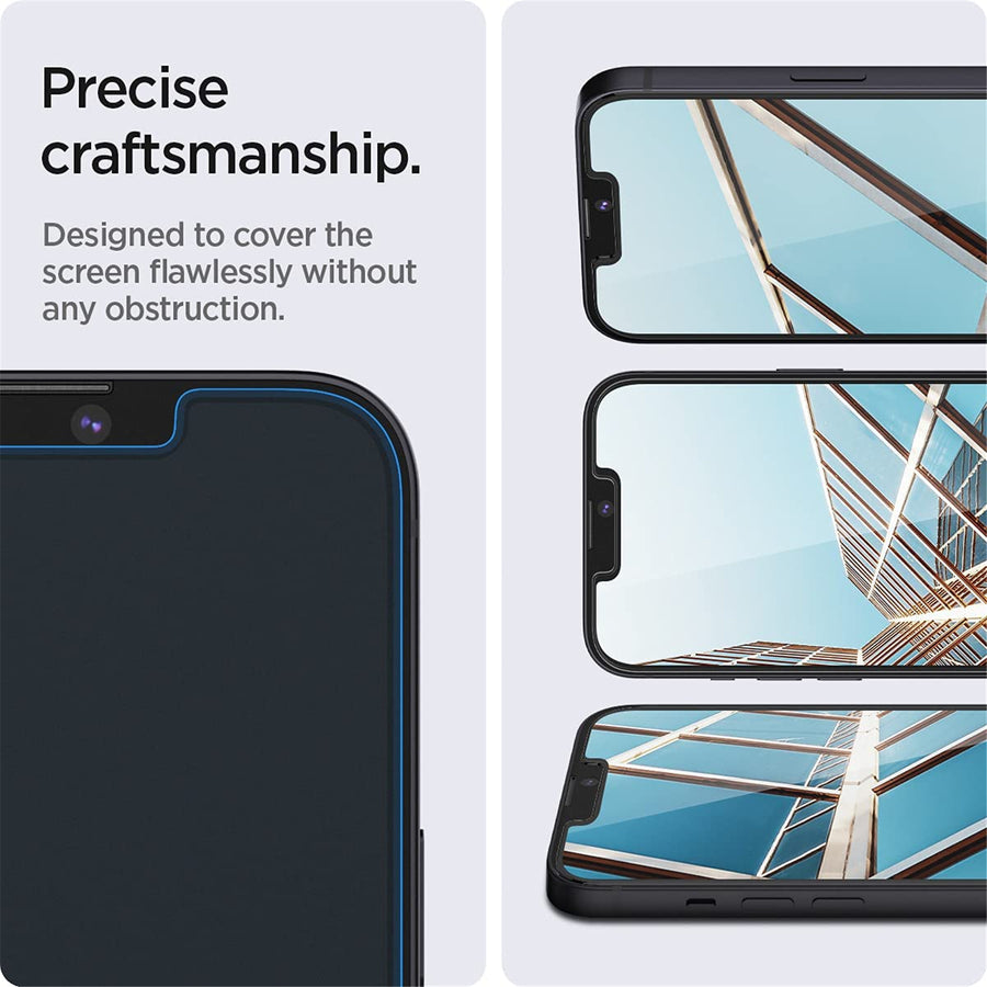 Spigen iPhone 17e/16e/14/13 Pro/13 (6.1")   Premium Tempered Glass Screen Protector