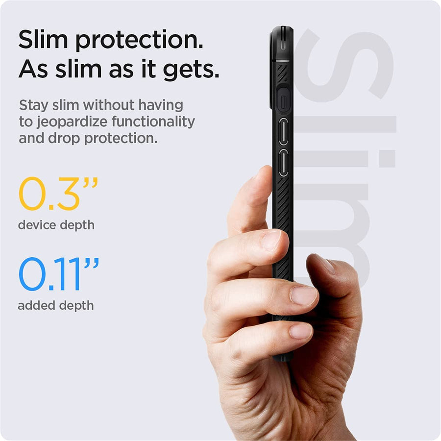 Spigen iPhone 13 (6.1") Rugged Armor  Case - Black