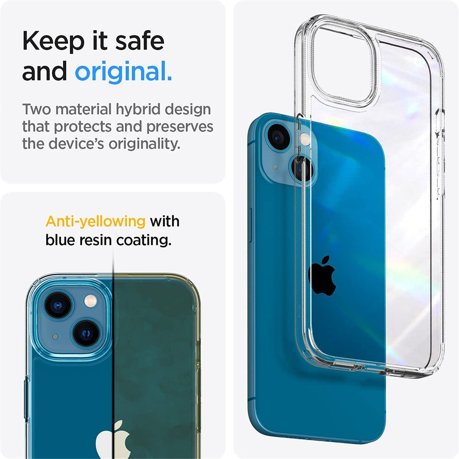 Spigen iPhone 13 (6.1") Ultra Hybrid  Case - Crystal Clear