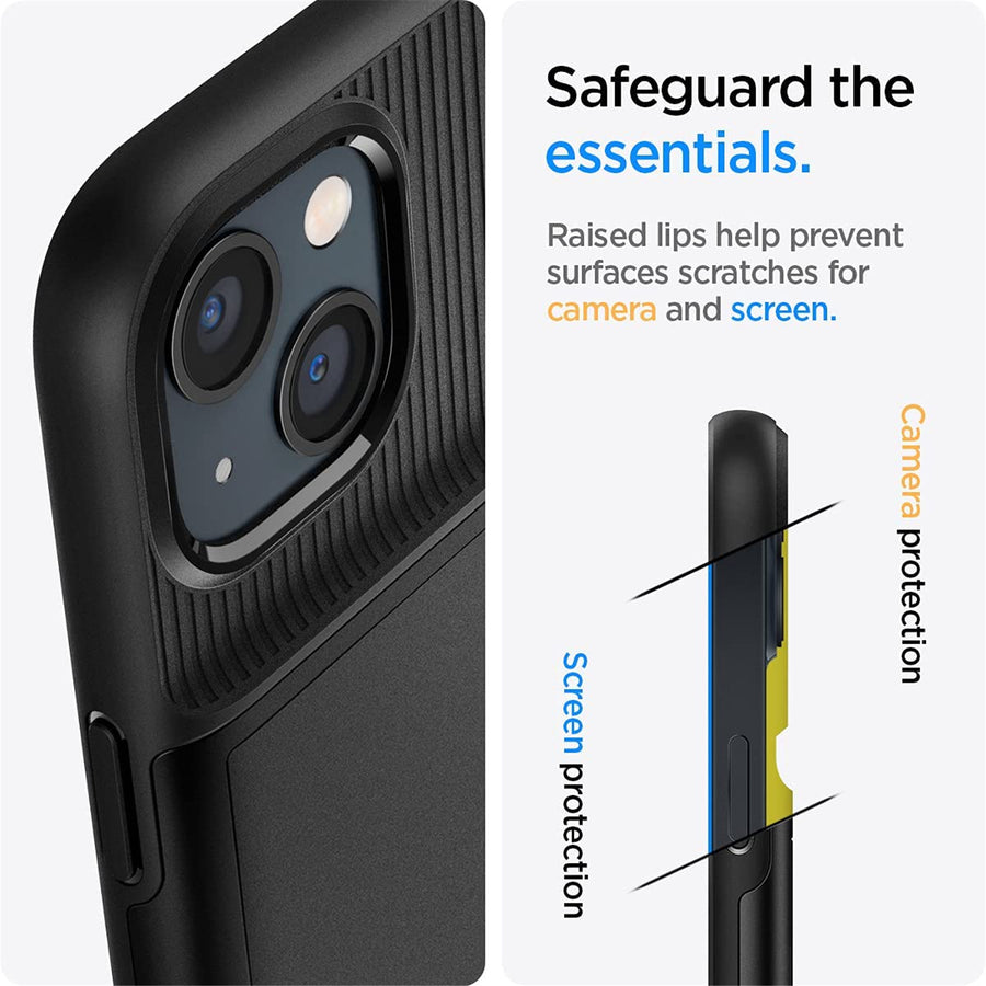 Spigen iPhone 13 (6.1") Slim Armor CS  Case - Black