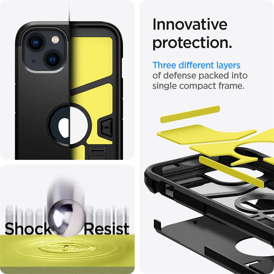 Spigen iPhone 13 (6.1") Tough Armor  Case - Black