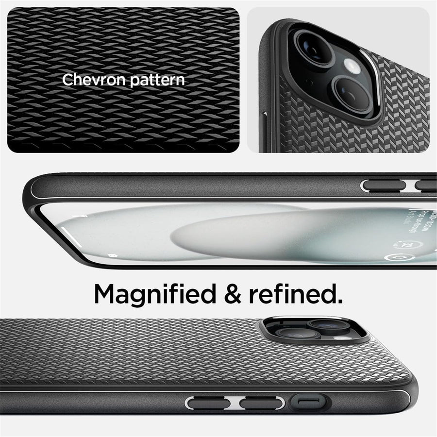 Spigen iPhone 15 (6.1") Mag Armor  MagFit Case - Black