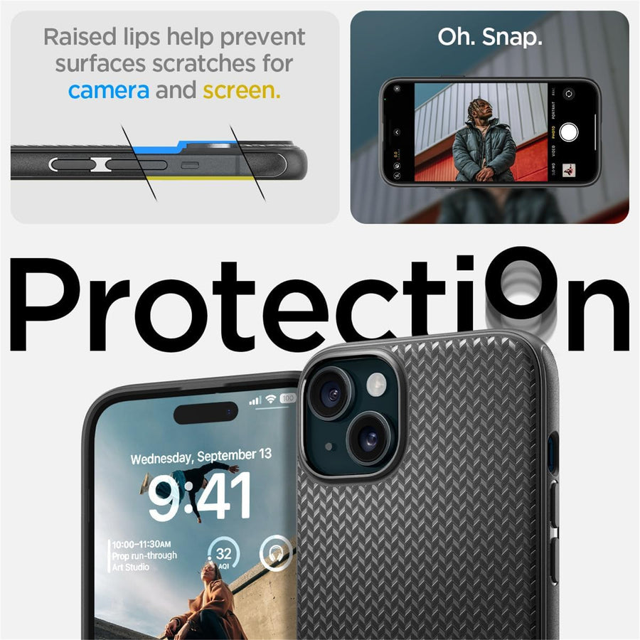 Spigen iPhone 15 (6.1") Mag Armor  MagFit Case - Black