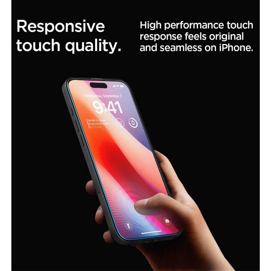 Spigen iPhone 16 Pro (6.3")   Premium Tempered Glass Screen Protector