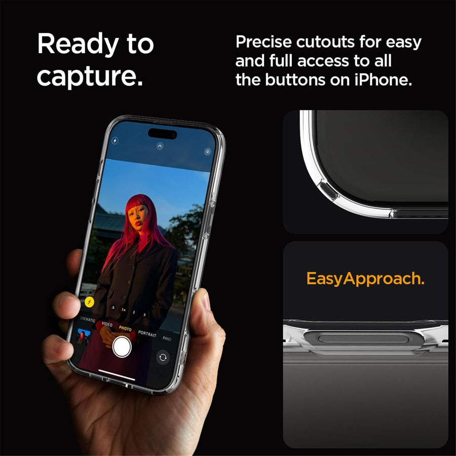 Spigen iPhone 16 Pro Max (6.9") Ultra Hybrid  Case - Crystal Clear