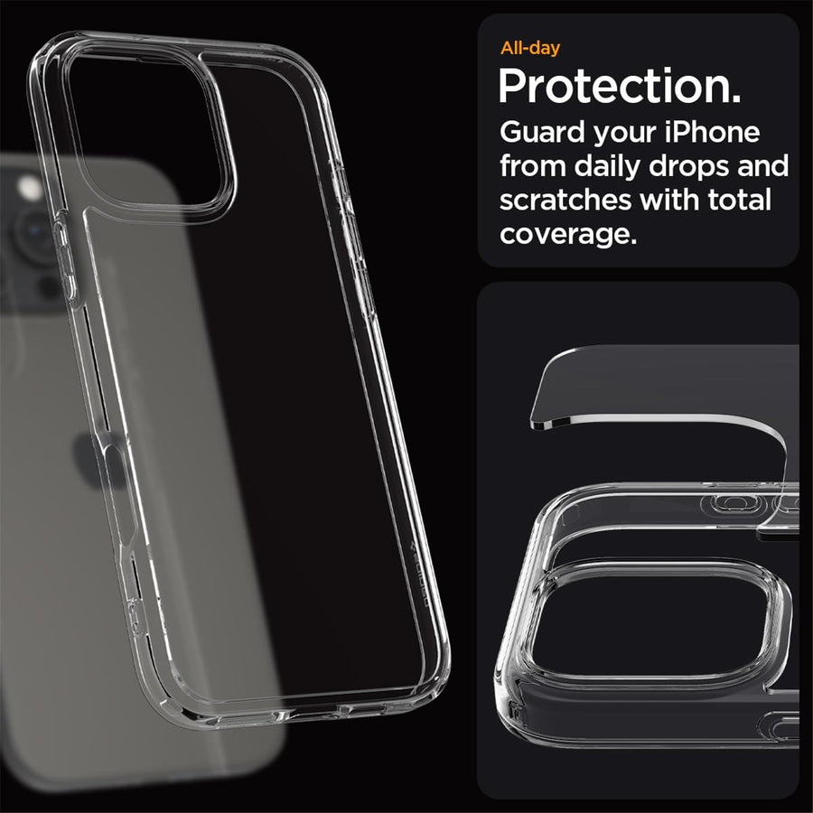 Spigen iPhone 16 Pro Max (6.9") Ultra Hybrid  Case - Crystal Clear