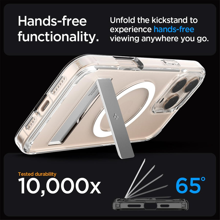 Spigen iPhone 16 Pro Max (6.9") Ultra Hybrid S  MagFit Case - Clear / Transparent