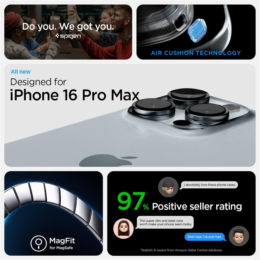 Spigen iPhone 16 Pro Max (6.9") Tough Armor  Case - Black