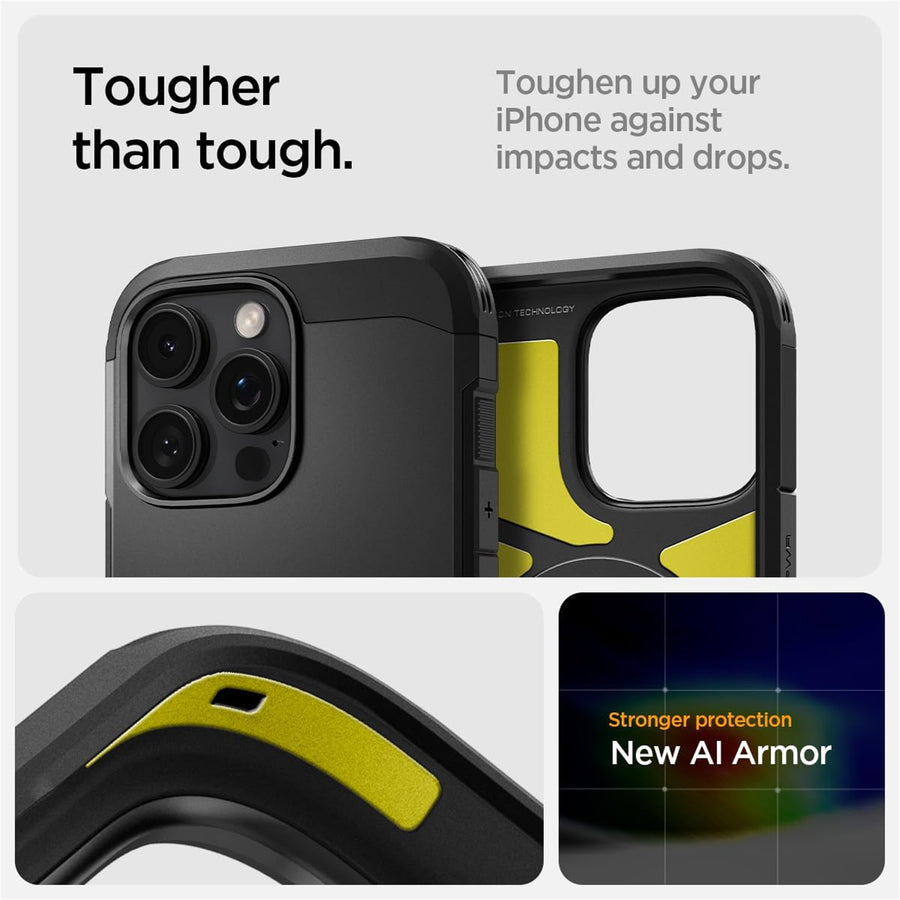 Spigen iPhone 16 Pro Max (6.9") Tough Armor  Case - Black