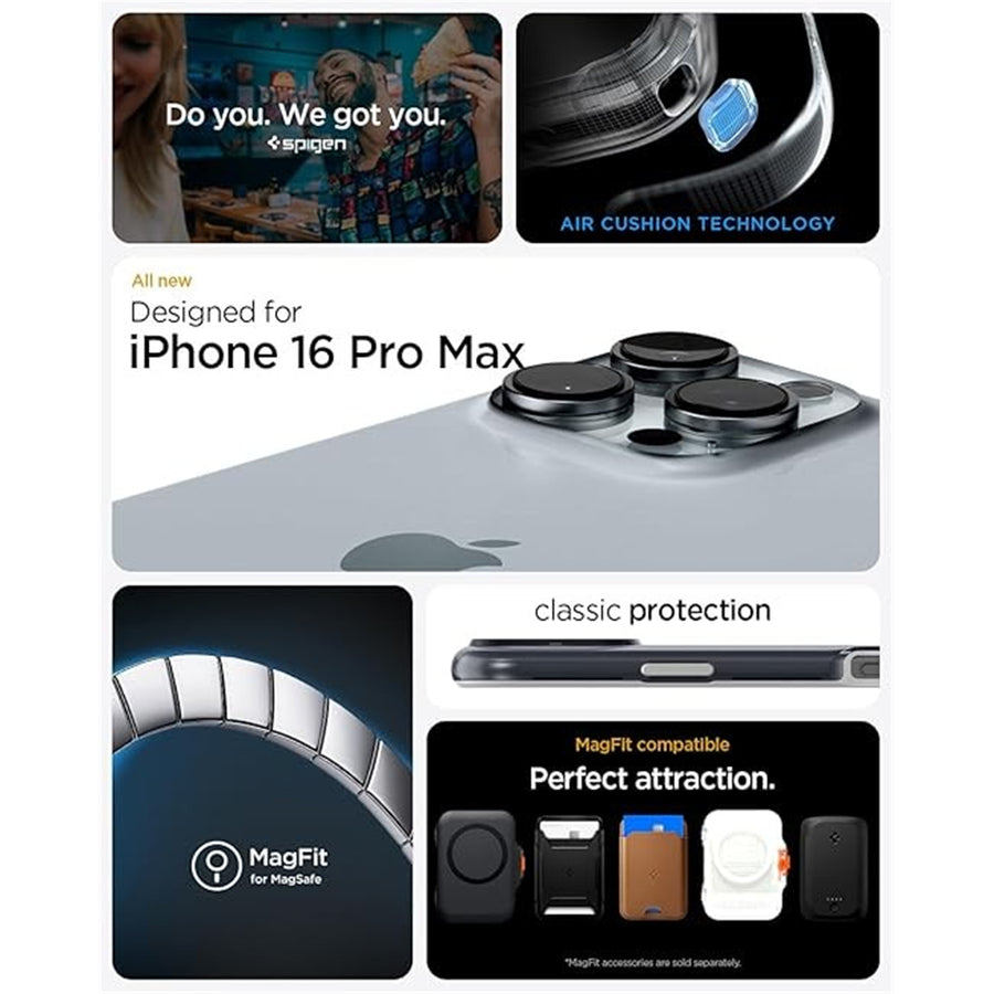Spigen iPhone 16 Pro Max (6.9") Classic C1  MagFit Case - Graphite