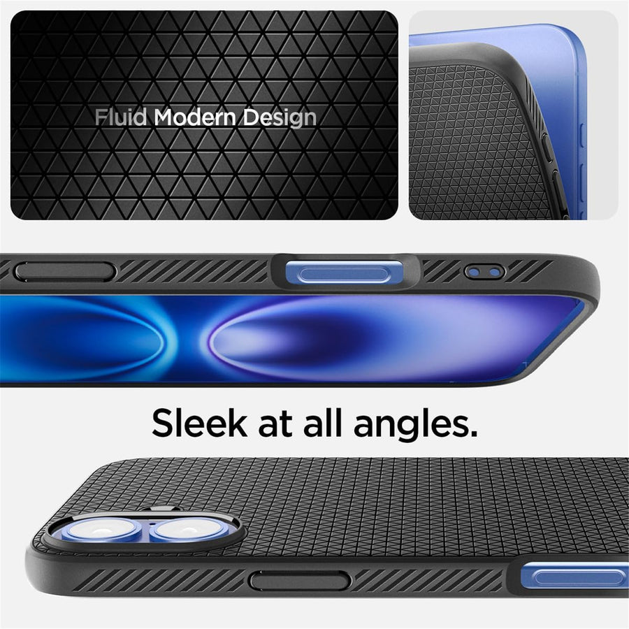 Spigen iPhone 16 Plus (6.7") Liquid Air  Case - Matte Black