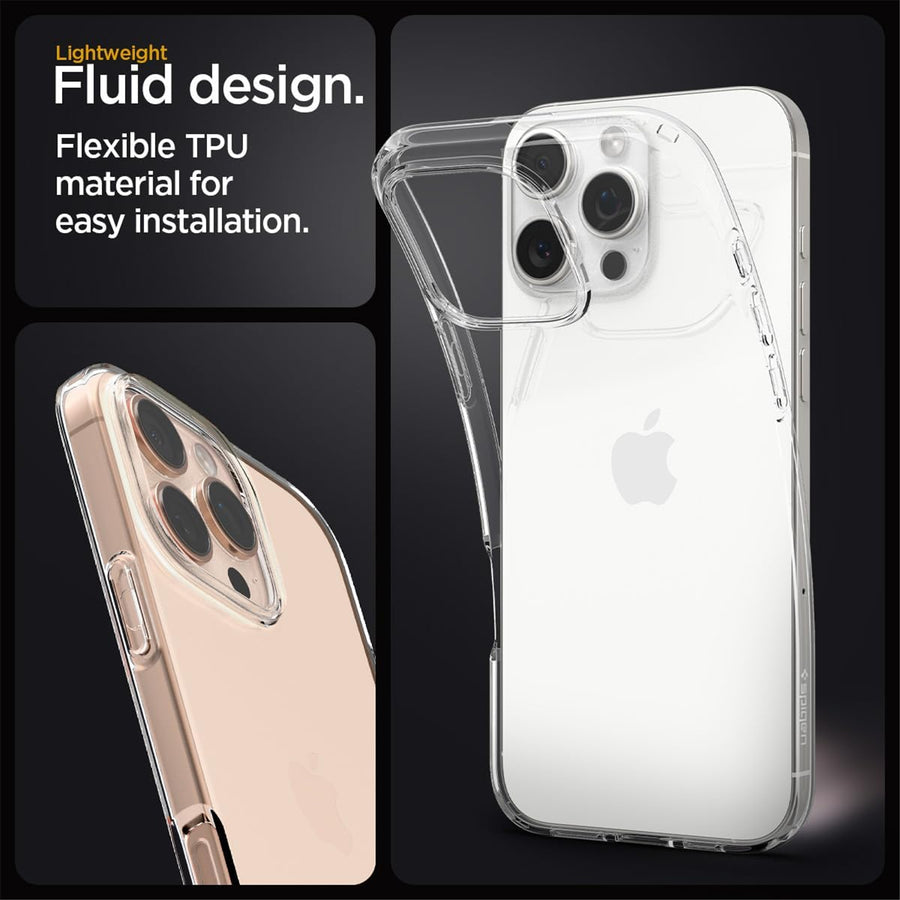Spigen iPhone 16 Pro (6.3") Liquid Crystal  Case - Crystal Clear