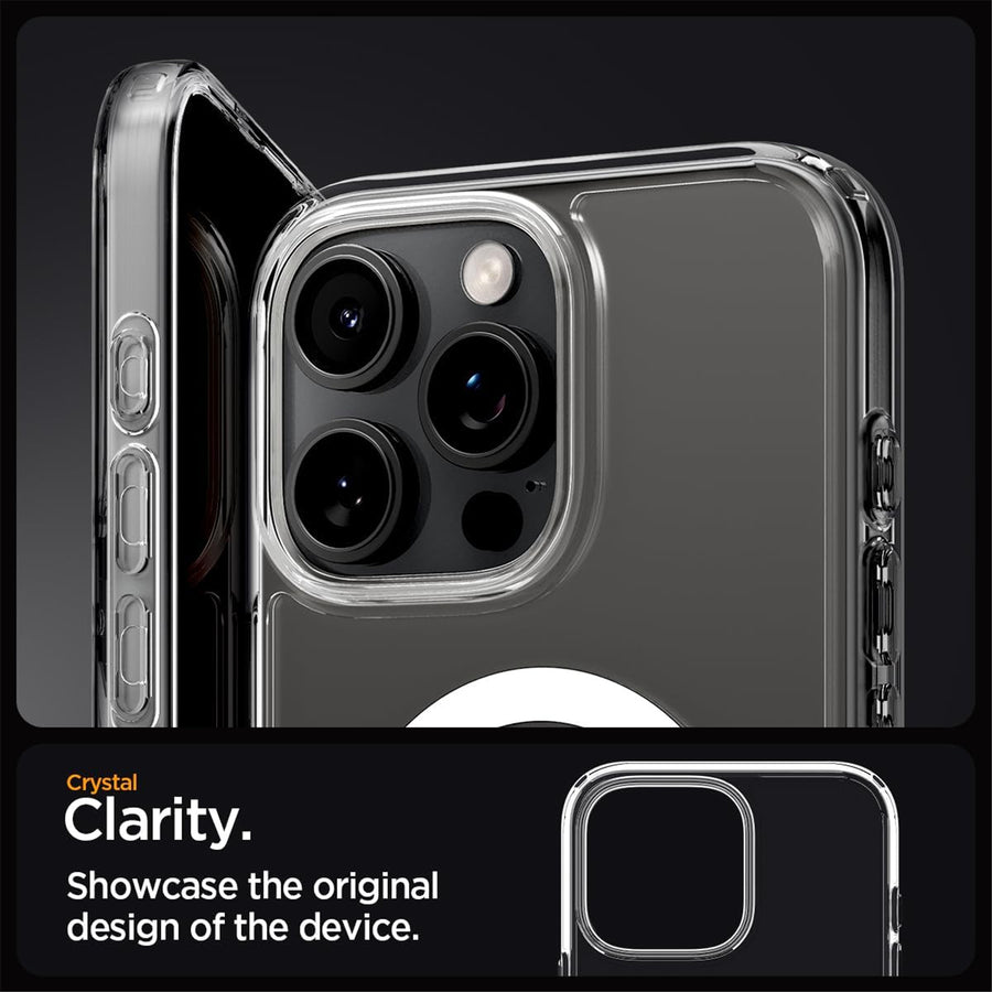 Spigen iPhone 16 Pro (6.3") Ultra Hybrid  MagSafe Case - Crystal Clear