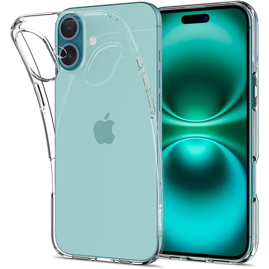 Spigen iPhone 16 (6.1") Liquid Crystal  Case - Crystal Clear