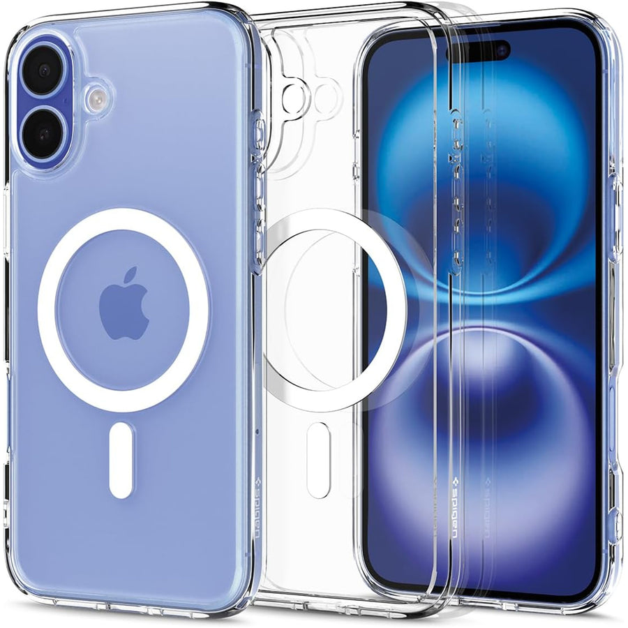 Spigen iPhone 16 (6.1") Ultra Hybrid  MagSafe Case - Crystal Clear