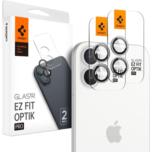 Spigen iPhone 17/ 16 / 16 Plus   Camera Lens Premium Tempered Screen Protector - 2 Pack
