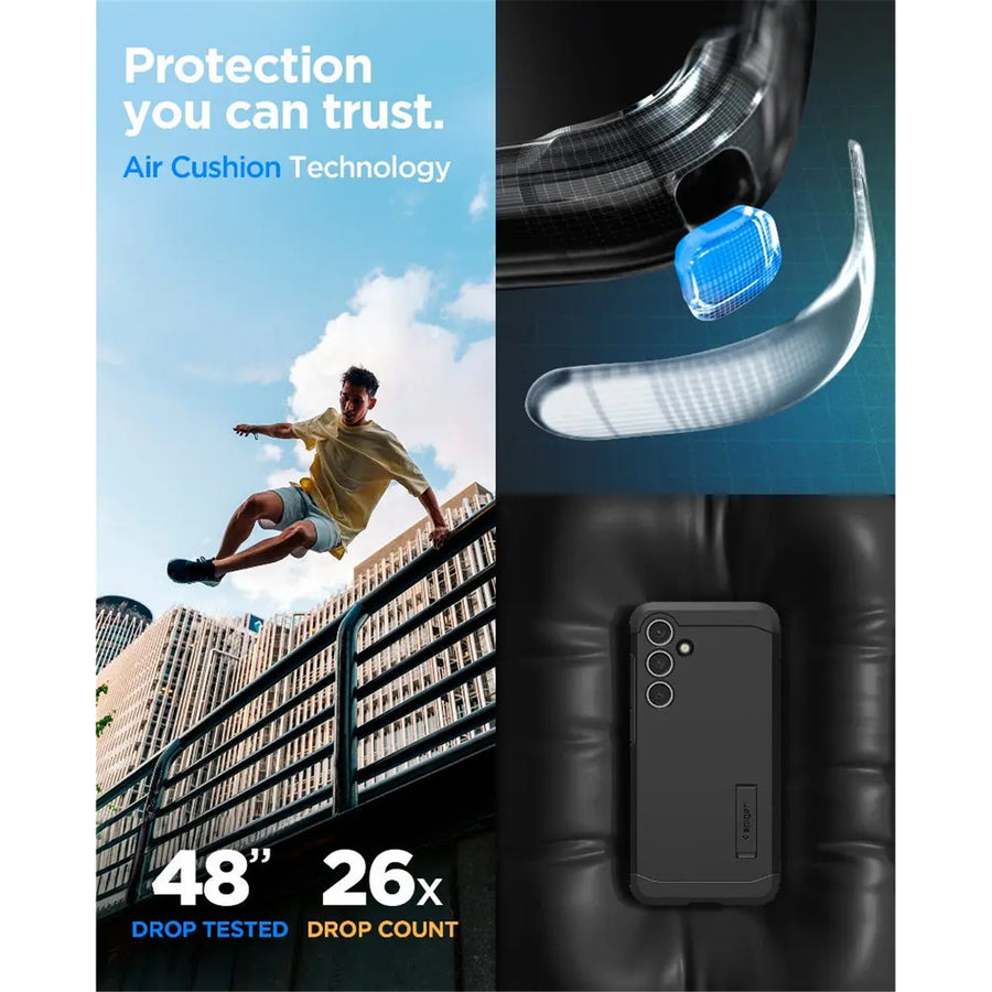 Spigen Galaxy S24 FE (2024) Tough Armor  Case - Black