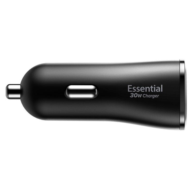 Spigen Essential  30W Dual Output Car Charger - Black