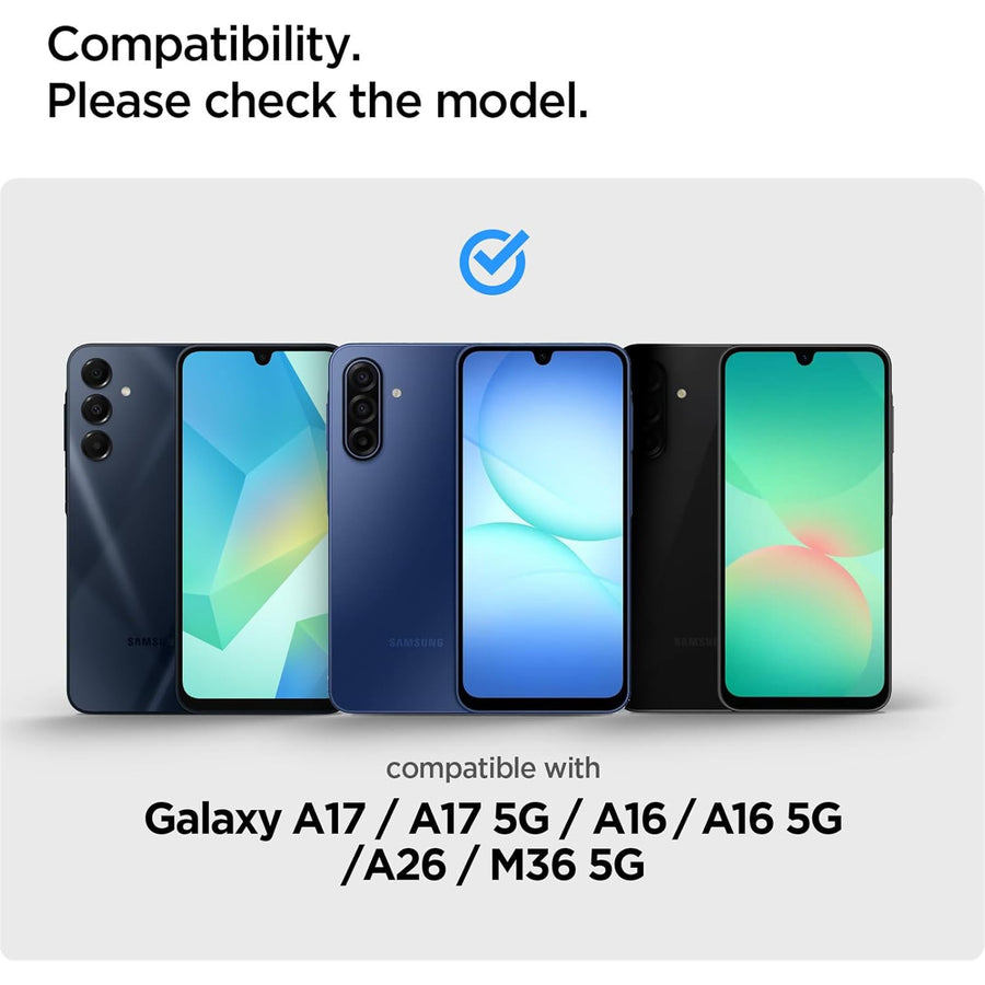 Spigen Galaxy A17/A26 5G/A16   Premium Tempered Glass Screen Protector - 2 Pack