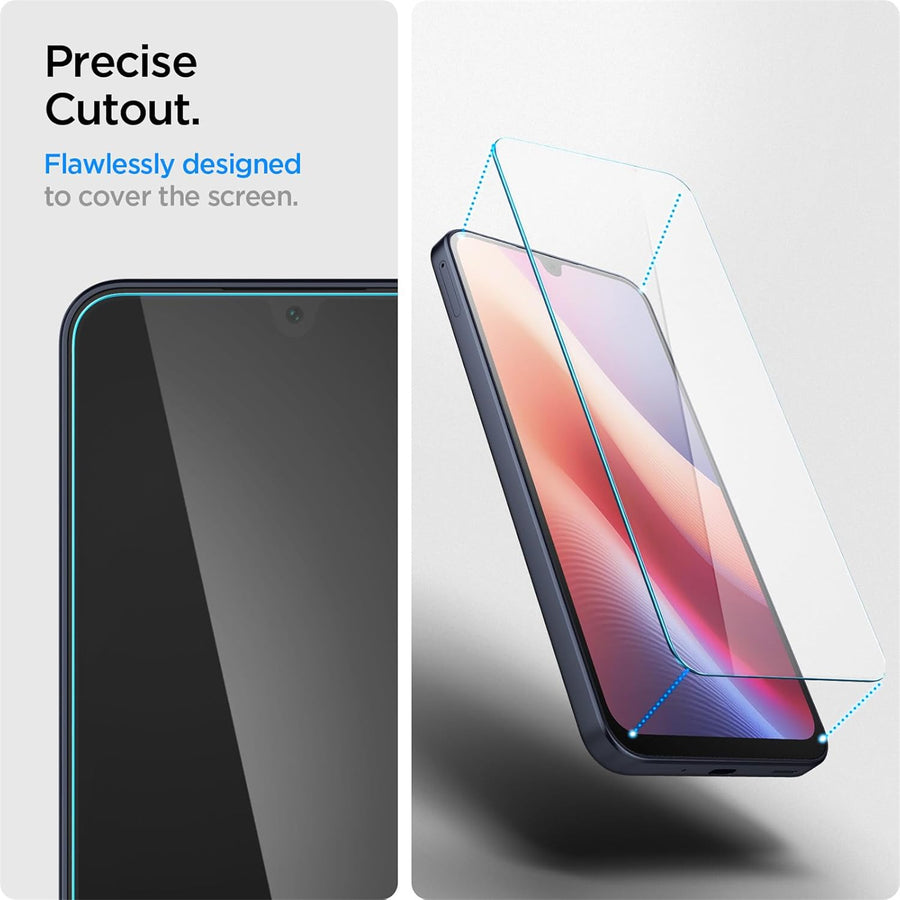 Spigen Galaxy A17/A26 5G/A16   Premium Tempered Glass Screen Protector - 2 Pack