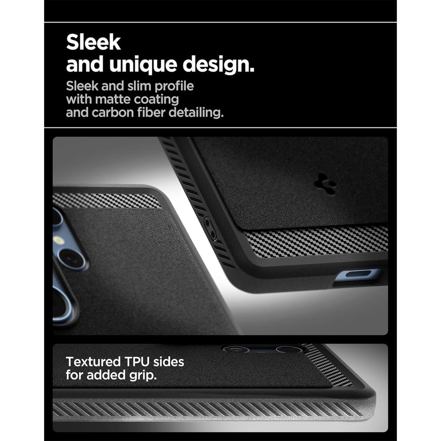 Spigen Galaxy S25 Ultra 5G Rugged Armor  MagFit Case - Black