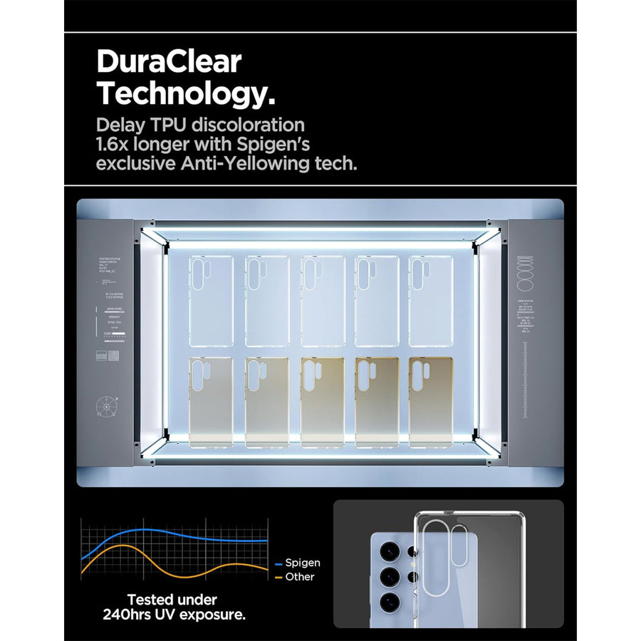 Spigen Galaxy S25 Ultra 5G Ultra Hybrid  Case - Crystal Clear