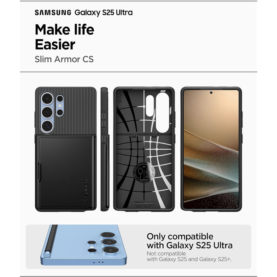 Spigen Galaxy S25 Ultra 5G Slim Armor CS  Case - Black