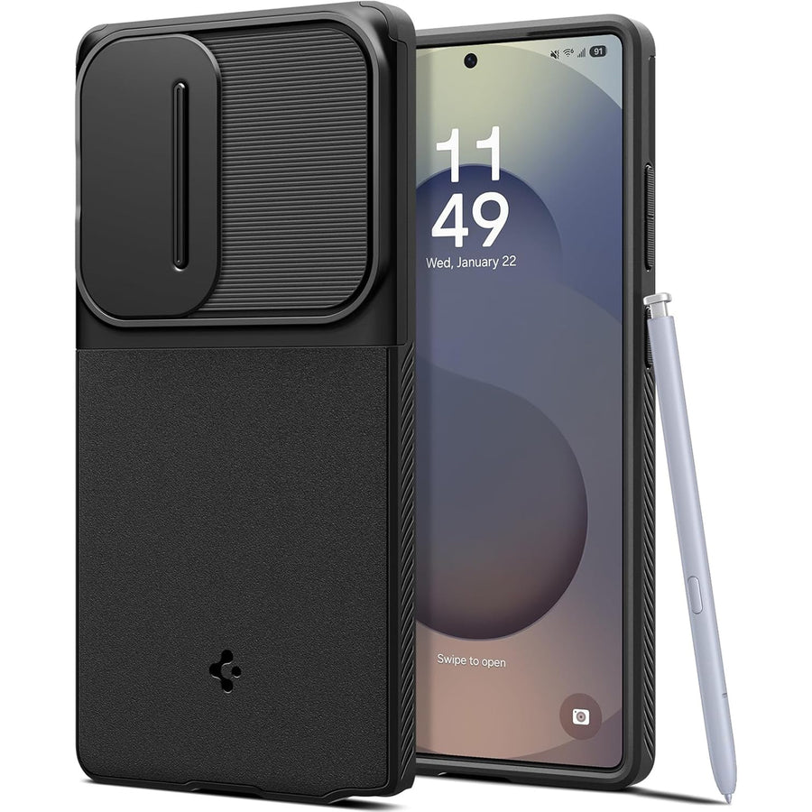 Spigen Galaxy S25 Ultra 5G Optik Armor  Case - Black