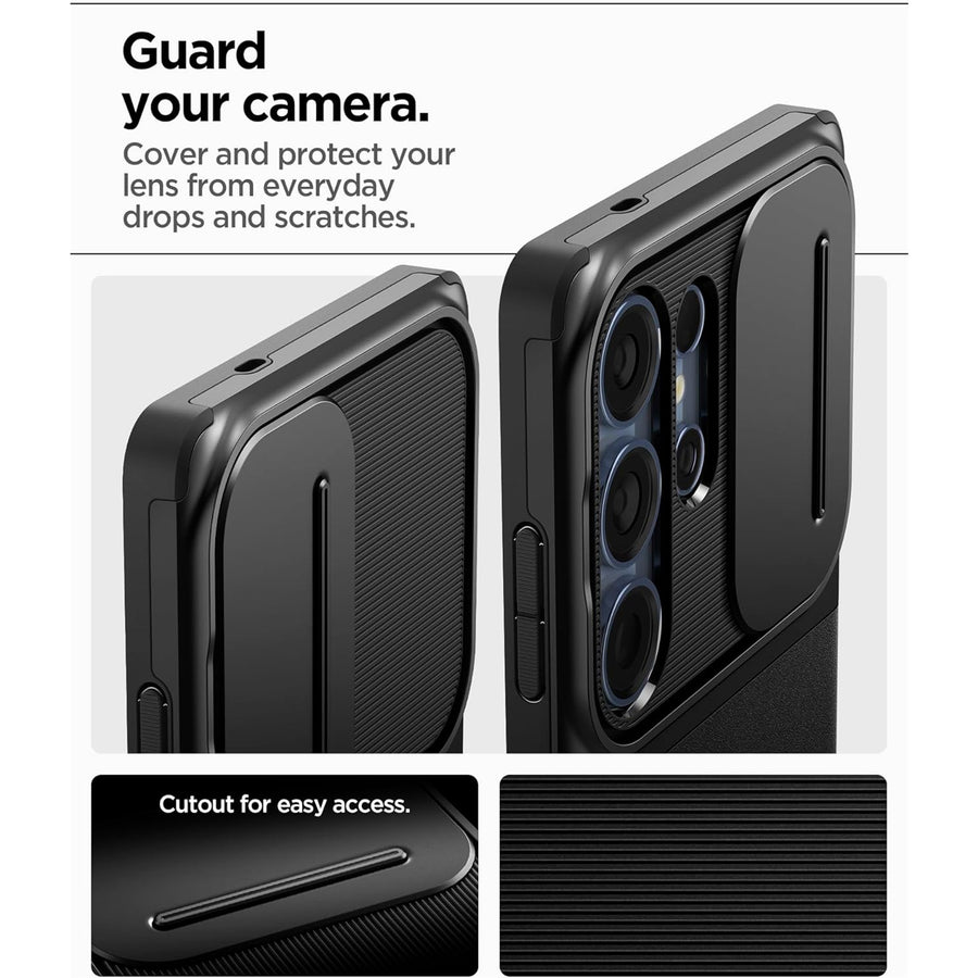 Spigen Galaxy S25 Ultra 5G Optik Armor  Case - Black